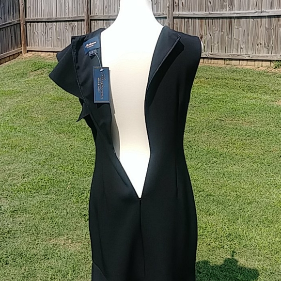 Shoshanna Midnight black sleeveless dress size 8 - Picture 7 of 10